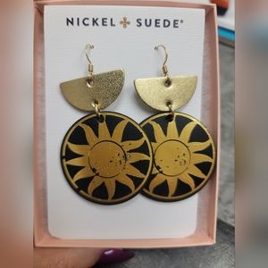 Nickel & Suede Black/Gold Soleil